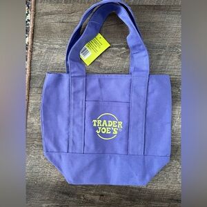 Viral Halloween tote Trader Joe's Purple Canvas Tote Bag